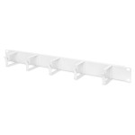 DIGITUS razporeditvena plošča 1U 5x obroči 40x60mm siva