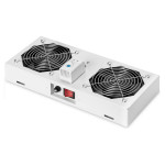 DIGITUS strešna prezračevalna enota, stensko ohišje, 2 ventilatorja, s