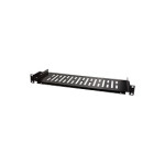 Polica 19" 1U LogiLink, maks. 5 KG, d=150 mm, črna