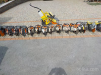 Žaga za asfalt beton stihl  valjar mini bager nabijač vibro plošča
