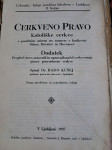 Cerkveno pravo 1927*