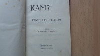 Dr.Miroslav Brumat.Kam?Fantom in dekletom.Gorica/samozaložba