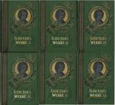 Goethes Werke, Band 1 -6, illustriert,  Verlag Minerva, Leipzig