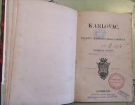 Karlovac : poviest i mjestopis / Radoslav Lopašić, 1879