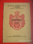 KRANJ,DRŽAVNA TEKSTILNA ŠOLA-IZVESTJE 1933