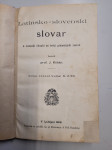 latinsko slovenski slovar iz leta 1908