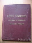 LISTES FINANCIERES INDUSTRIELLES ET COMMERCIALES EUROPEENNES