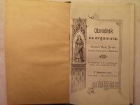 Obrednik za organiste / Matej Štrakl, 1901