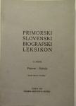 Primorski slovenski biografski leksikon, sn. 1, 2, 8, 12, 15-20
