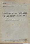 PRIVREMENE NORME U GRAĐEVINARSTVU / Za keramičarske radove