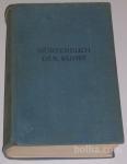 SLOVAR UMETNOSTI WORTERBUCH DER KUNST (1941 nemška izdaja)