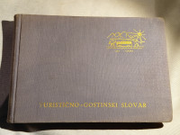 Stara knjiga Turistično-gostinski slovar