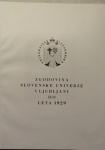 Zgodovina slovenske univerze v Ljubljani do leta 1929