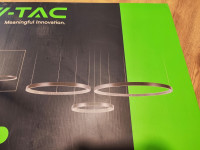 LED luč svetilka Lestenec na vrvici 3xLED/19W/230V 3000K črna