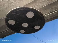 Prodajem retro luster od hrastove bačve 
Promjer 60 cm
Led svjetla