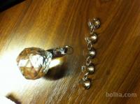 steklene kaplice 3 cm in 4 cm za višeče luči