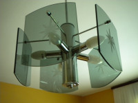 Stropna luč in 2  stenski