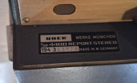Magnetofon UHER 4400 REPORT STEREO Reel-to-reel audio tape