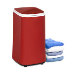 Klarstein Zap Dry sušilni stroj za perilo, 820 W, 50 L, rdece barve