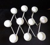 Raztegljiv svečnik za 10 svečk, višina 11,5 cm