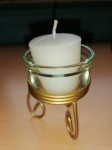 Svečnik RETRO,za svečo,debeline čajne svečke