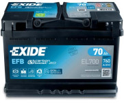Start&Stop Akumulator EXIDE EL700 EFB 70Ah * AKCIJA *