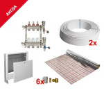 KOMPLET ZA TALNO GRETJE do 45m2, ALUMPLAST, PEX, CENTRALNO OGREVANJE,