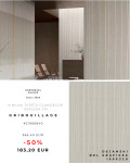 Odprodaja zaloge - Vinilna tapeta glamdecor 150 x 220H cm GRIBOUILLAGE
