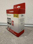 Komplet črnila za Canon za printerje PG-575 in CL-576 ter 50 lističev