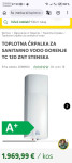 Toplotna črpalka za sanitarno vodo 120l