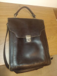Moška torbica iz pravega usnja