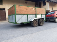 Avtomobilska prikolica KIPER, domače izdelave // dvoosna