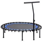 vidaXL Fitnes trampolin z ročajem 122 cm