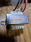 Transformator 220v, AC 55mA, 37x30x30mm, cena 2 eur