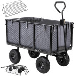 Ročni voziček z nosilnostjo 550 kg - 111 x 52 x 71 cm - Z DOSTAVO