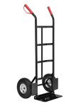Ročni voziček - rudl v črni barvi z rdečimi ročaji - VKLJ. DOSTAVA