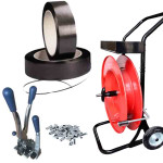 Set za ročno povezovanje PPST16 + PP trak 15,5 mm - sponke - voziček z