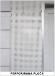 PERFORIRANA LUKNJIČASTA STENA - PLOŠČA ZA MAGNETE