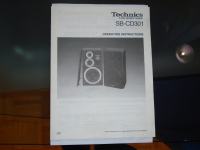 Originalna navodila za Technics SB-CD301