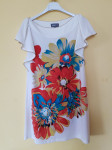 APRICOT BELO CVETLIČNA TUNIKA M/L