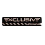 Aluminijast Emblem/Logo Exclusive Edition 7x1,7 cm