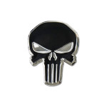 Aluminijast Emblem/Logo Skull 7,5x5,5 cm