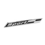 Aluminijast Emblem/Logo Sport Chequer 12x1,3 cm