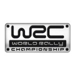 Aluminijast Emblem/Logo WRC 5,5x2,5 cm
