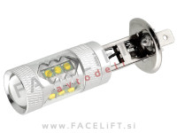LED žarnica / H1 (P14,5s) / 80W / CREE SMD / CANBUS
