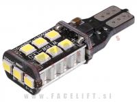 LED žarnica / T15 (W16W) / 15x SMD (3020) / CANBUS / 12V 24V