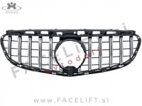 Mercedes E S212 W212 13-16 maska črna kromirana sijaj