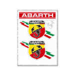 Nalepka Abarth 45x85mm 2 kos