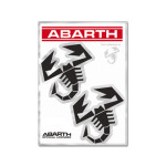 Nalepka Abarth Škorpijon 2kos