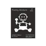 Nalepka Family BabyBoy 6261 9x12cm